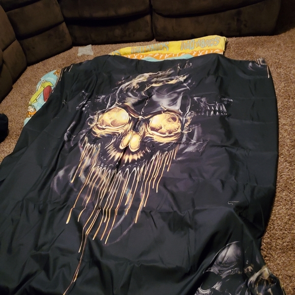 Skull duvet cover with two pillow cases